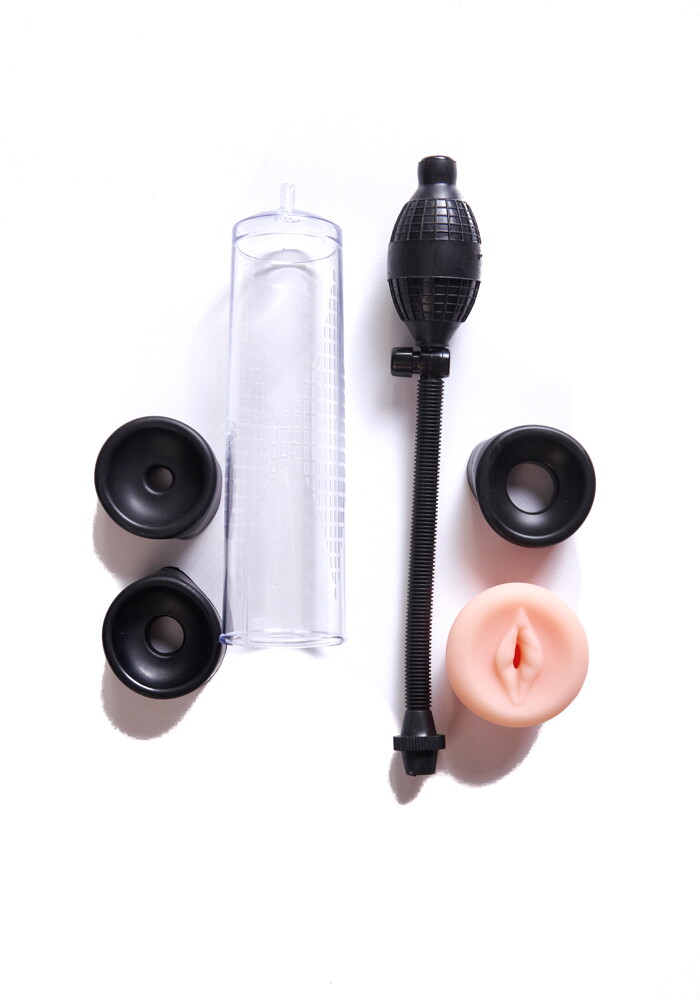 Αντλία μεγέθυνσης πέους Penis Pump με αυνανιστήρι