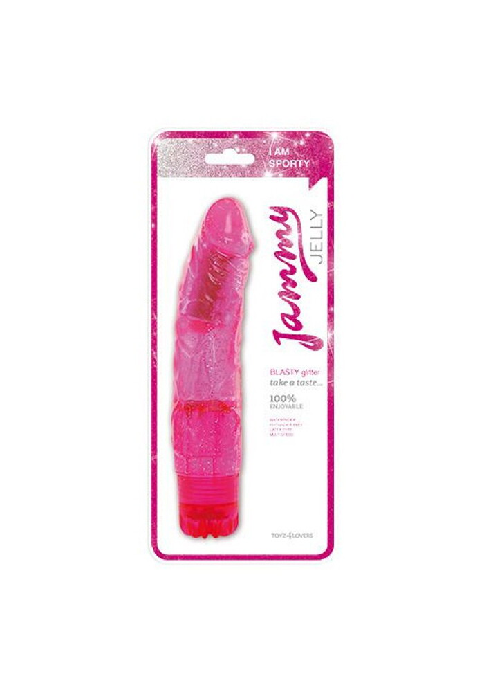 Δονητής Blasty με γκλίτερ Jammy Jelly
