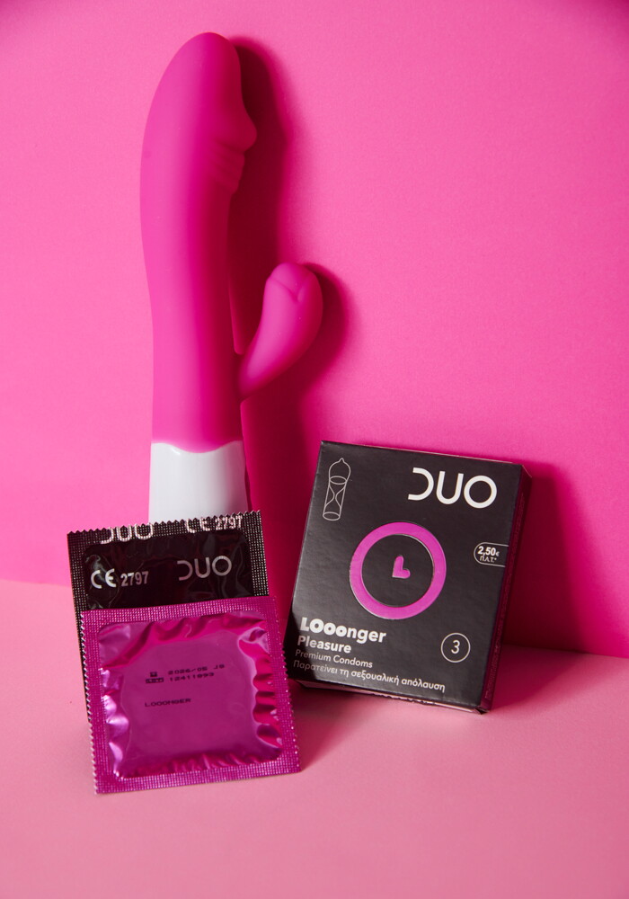 DUO RETARDING LOoonger Pleasure ΜΕ ΛΙΠΑΝΤΙΚΟ (3 ΠΡΟΦΥΛΑΚΤΙΚΑ)
