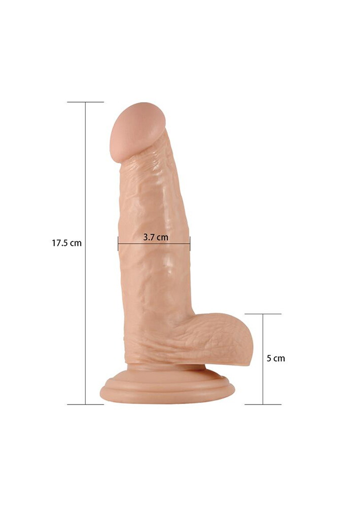 Ρεαλιστικό ομοίωμα πέους LOVETOY EXTREME με βεντούζα FLESH