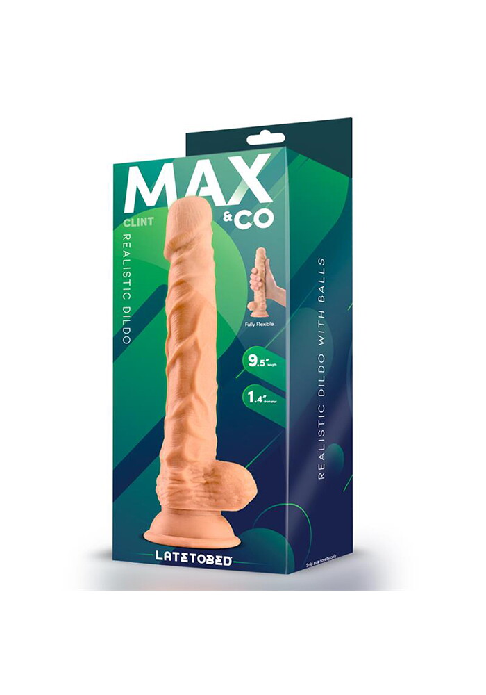 Ρεαλιστικό ομοίωμα πέους MAX & CO CLINT με βεντούζα