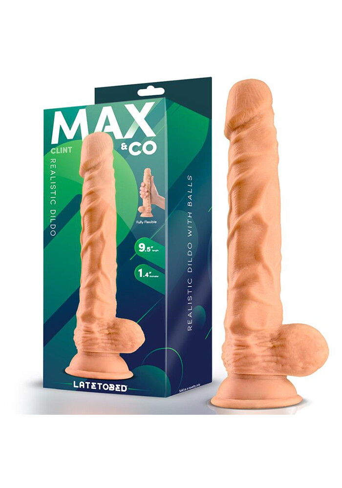 Ρεαλιστικό ομοίωμα πέους MAX & CO CLINT με βεντούζα