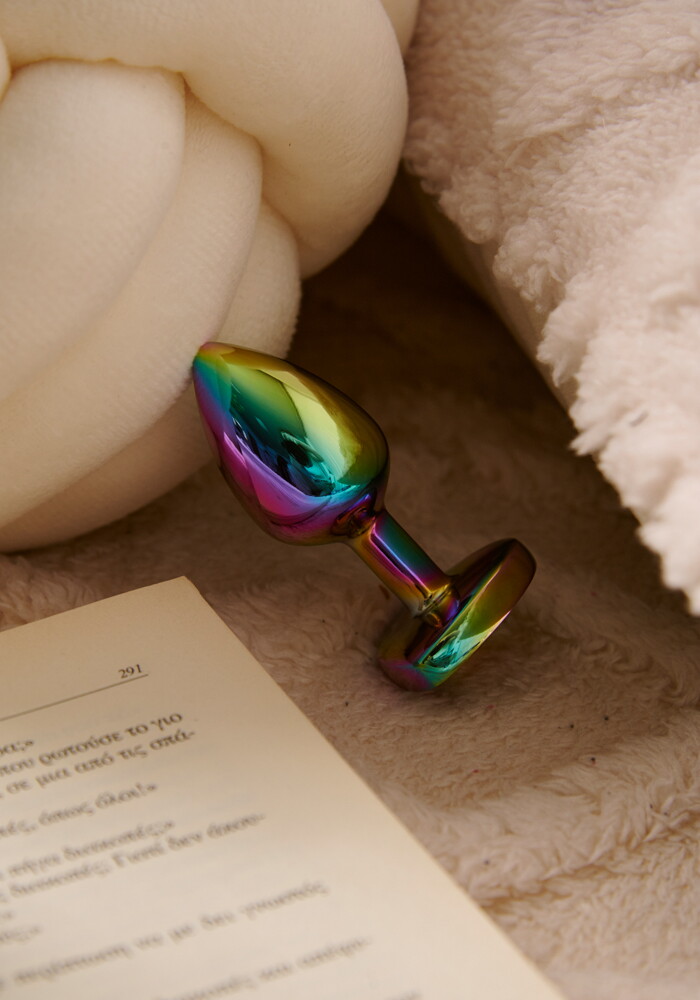 Μεταλλική πρωκτική σφήνα Chisa Rainbow Effect