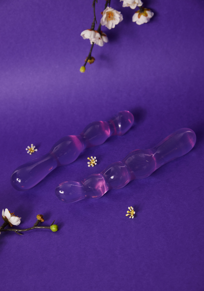 Σετ 2 πρωκτικών σφηνών Purple Jelly