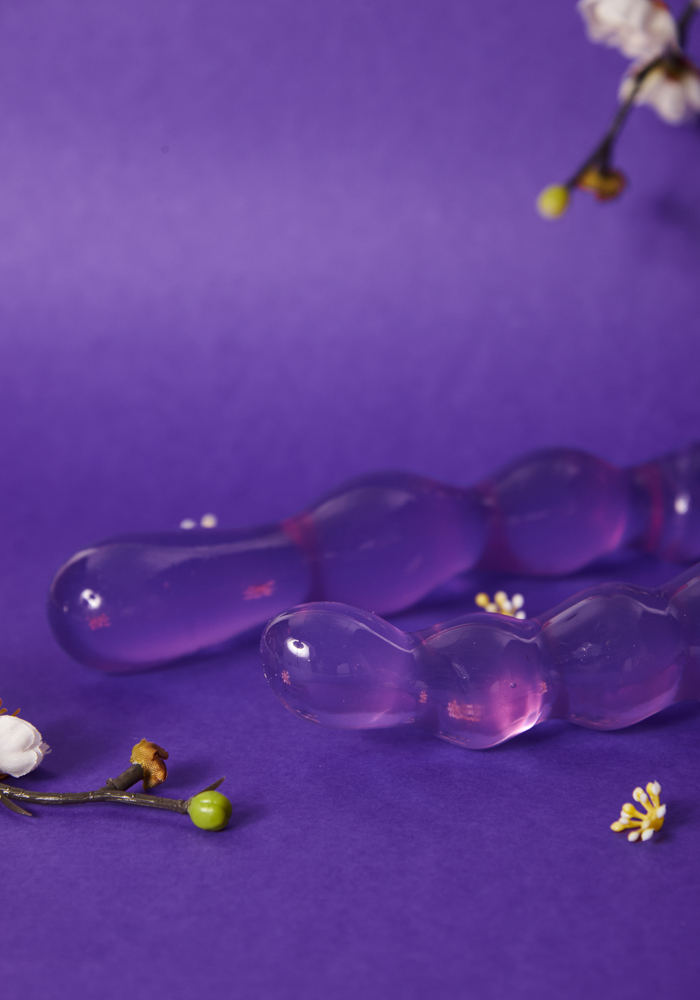 Σετ 2 πρωκτικών σφηνών Purple Jelly