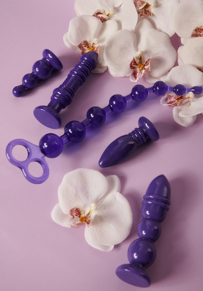 Σετ πρωκτικών αξεσουάρ Purple Toys (5τμχ)