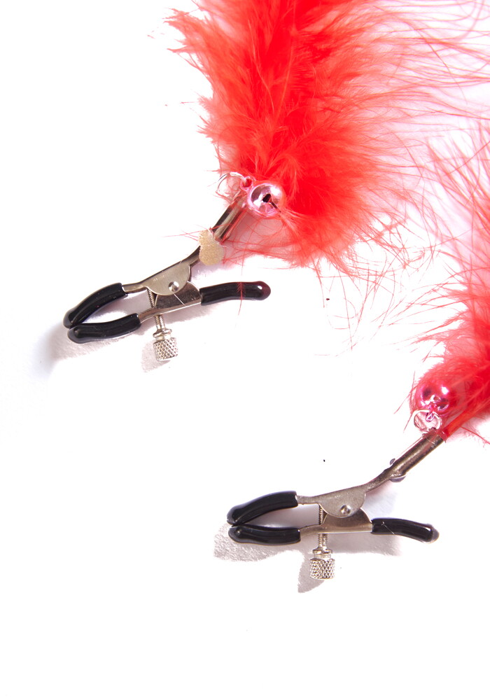 Σφιγκτήρες θηλών με γουνάκι Furry Clamps