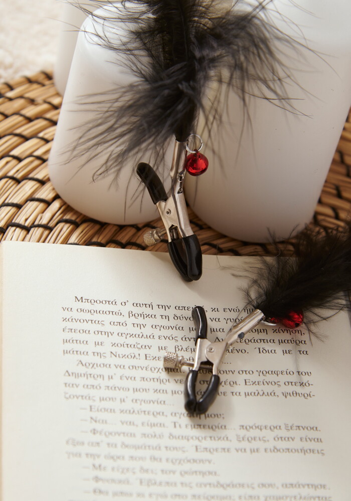 Σφιγκτήρες θηλών με γουνάκι Furry Clamps